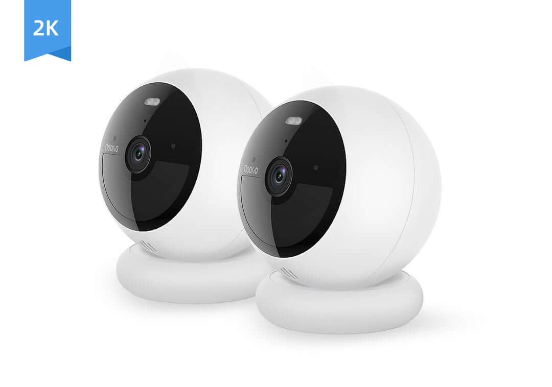 Noorio B210 2 camera wireless home security system with 2K resolution